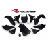Plastiki Yamaha YZ 250 YZ 125 2002-2019 zbiornik paliwa 8,5 L komplet czarny RACETECH
